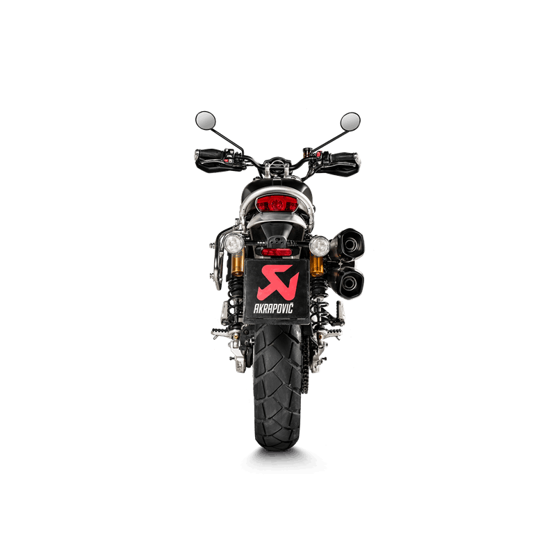 AKRAPOVIC / アクラポビッチ スリップオンライン (チタン) Triumph Scrambler 1200 (2019-2020) | S-T12SO3-HCQT