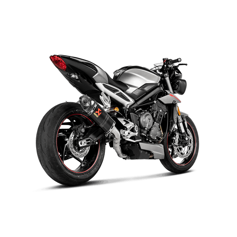 AKRAPOVIC / アクラポビッチ スリップオンライン (カーボン) Triumph Street Triple 765 S / R / RS (2017-2019) | S-T7SO2-APC