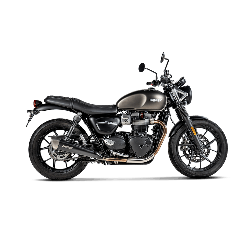 AKRAPOVIC / アクラポビッチ スリップオンライン (チタン) Triumph Street Twin (2016-2020) | S-T9SO2-HCQTBL