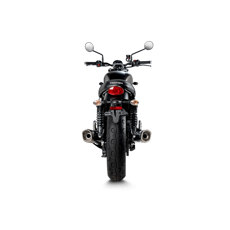 AKRAPOVIC / アクラポビッチ スリップオンライン (チタン) Triumph Street Twin (2016-2020) | S-T9SO2-HCQTBL