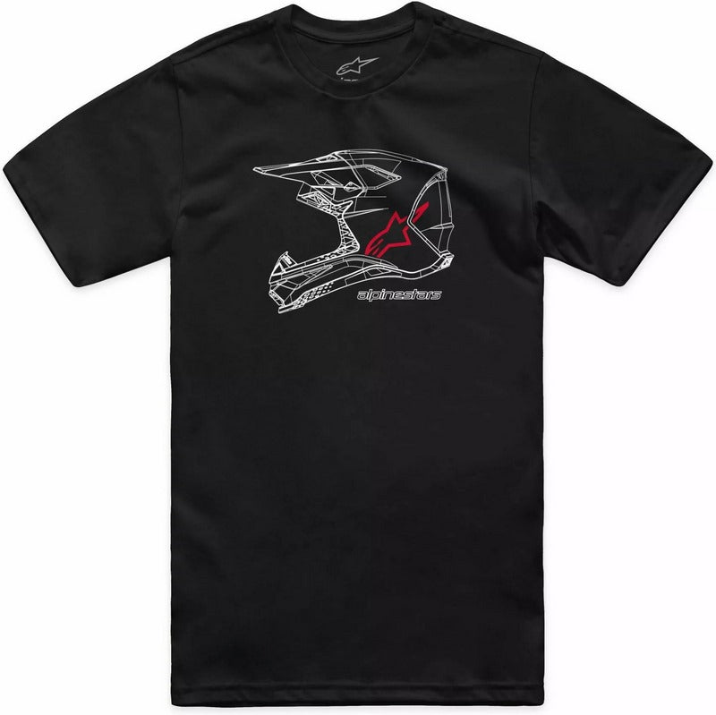 Alpinestars / アルパインスターズ MX ヘルメット CSF Tシャツ ブラック | 1214-73116-10