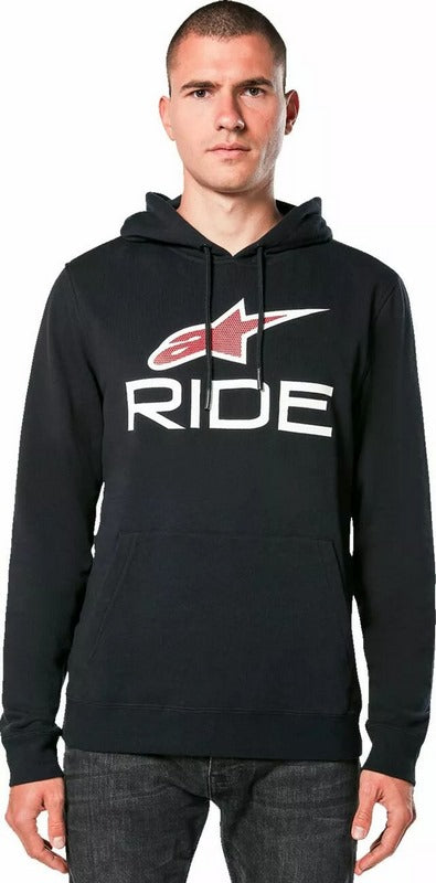 Alpinestars / アルパインスターズ Ride 4.0 Pullover フーディー ブラック レッド ホワイト | 1214518201232
