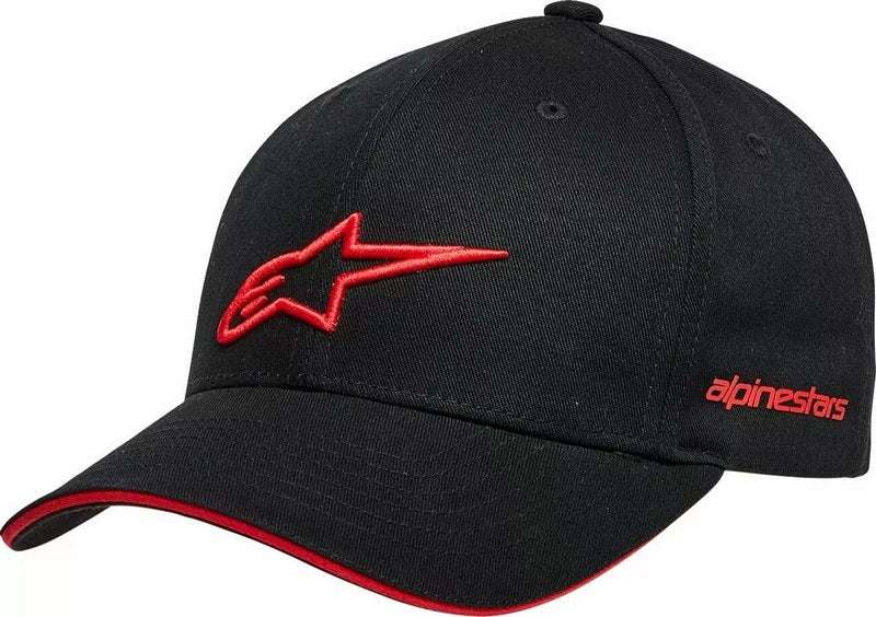 Alpinestars / アルパインスターズ Rostrum ハット ブラック レッド ワンサイズ | 1232-81000-1030