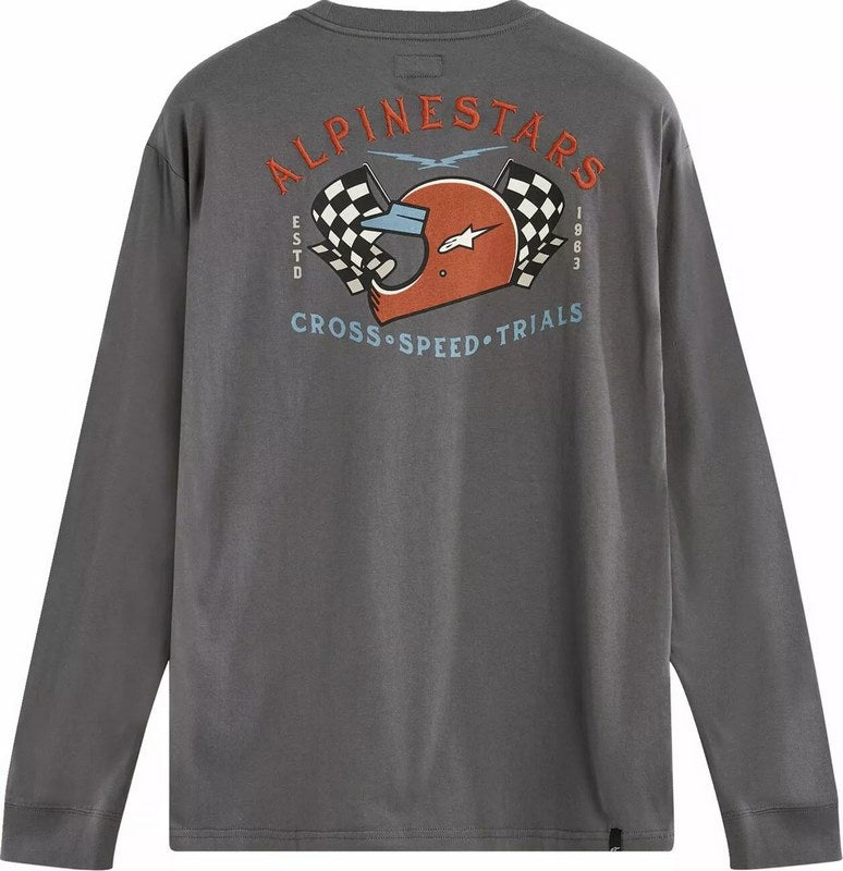 Alpinestars / アルパインスターズ フルフェイス ロングスリーブ Tシャツ チャコール | 12337120018