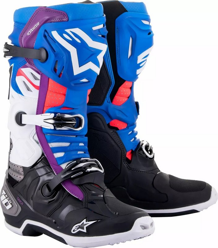Alpinestars / アルパインスターズ Tech 10 Supervented ブーツ ブラック ブルー ホワイト | 2010520-1792