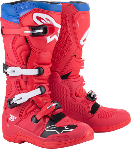 Alpinestars / アルパインスターズ オフロード レッド/ブルー メンズ Tech 5 ブーツ | 2015015-323