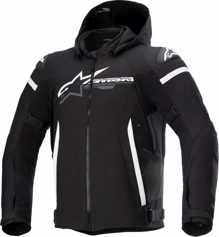 Alpinestars / アルパインスターズ Zaca 防水 ジャケット ブラック ホワイト | 3206423-12