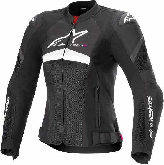 Alpinestars / アルパインスターズ Stella T-GP Plus R v4 Air ジャケット ブラック ホワイト | 3310624-12