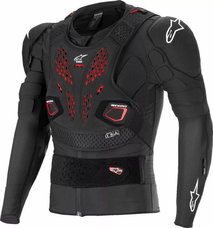 Alpinestars / アルパインスターズ Bionic Pro v3 Plasma プロテクションジャケット ブラック レッド ホワイト | 6500125-132