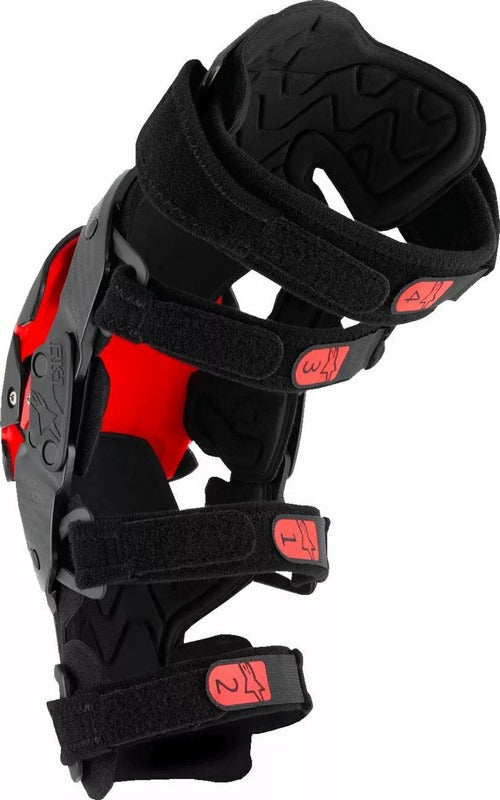 Alpinestars / アルパインスターズ RK-1 Plasma ニーブレース ブラック レッド | 6501725-13