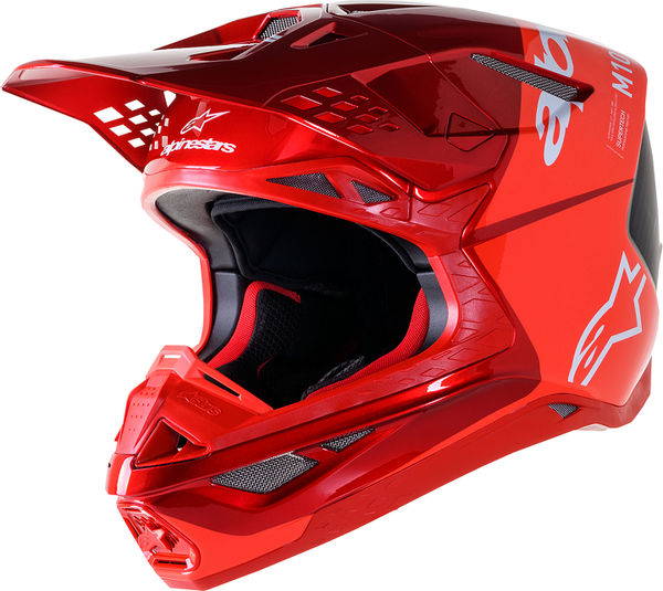 Alpinestars / アルパインスターズ オフロード レッド Supertech M10 ヘルメット | 8300923-3003