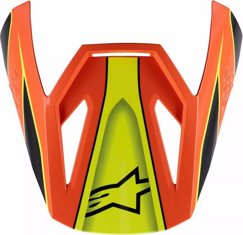 Alpinestars / アルパインスターズ ユース用 SM3 Fray バイザー ブラック オレンジ イエロー | 8980525-1455