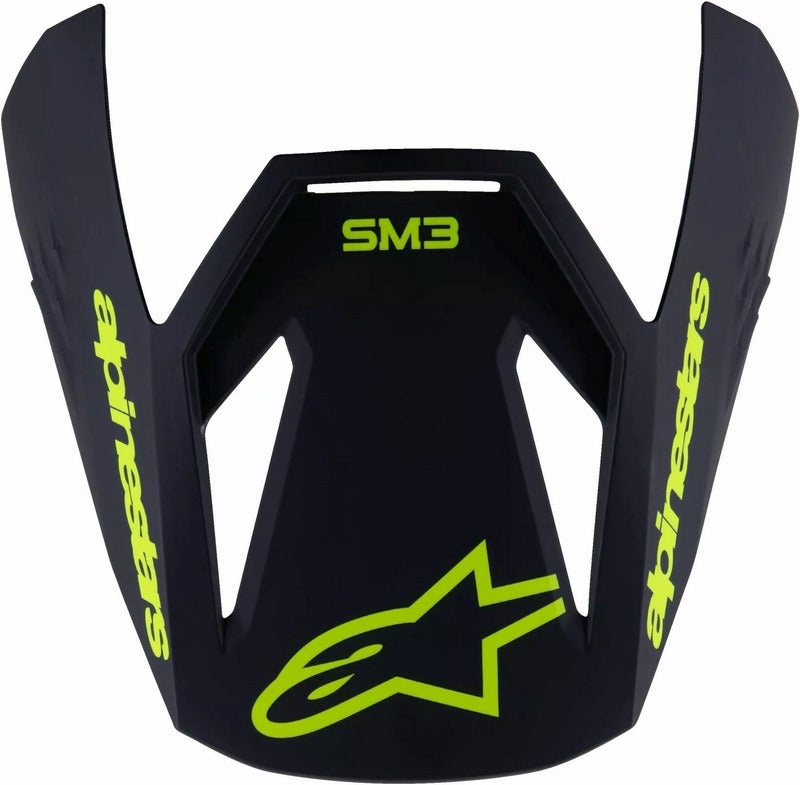 Alpinestars / アルパインスターズ ユース用 SM3 Radium バイザー ブラック イエロー | 8980625-1515