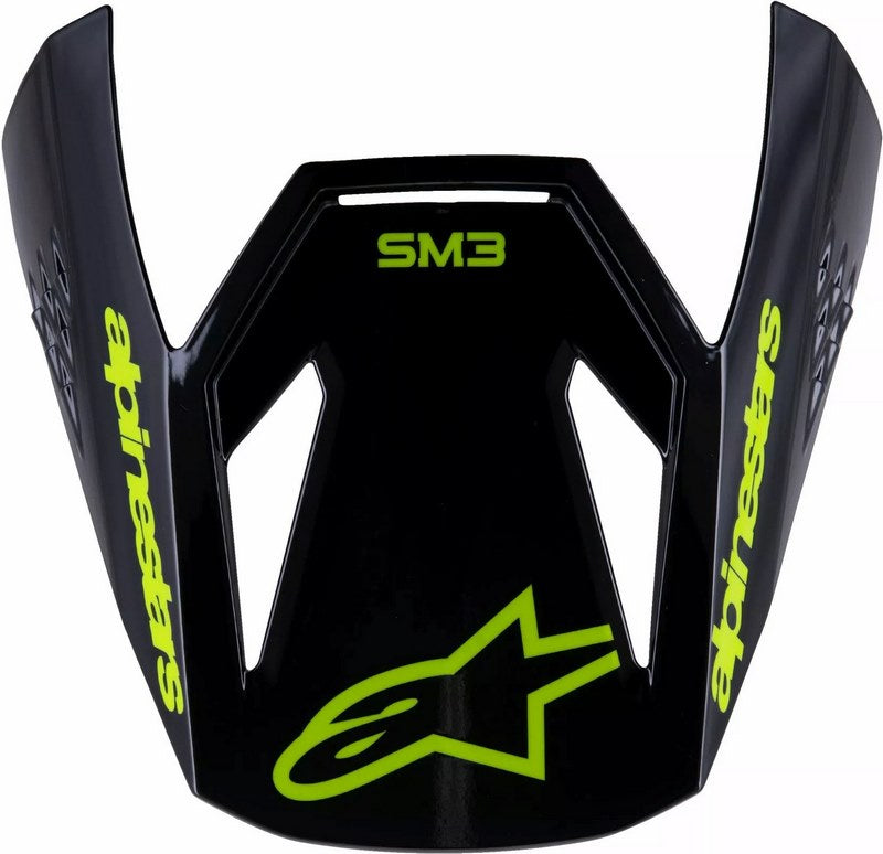 Alpinestars / アルパインスターズ ユース用 SM3 Radium バイザー ブラック イエロー | 8980625-1559