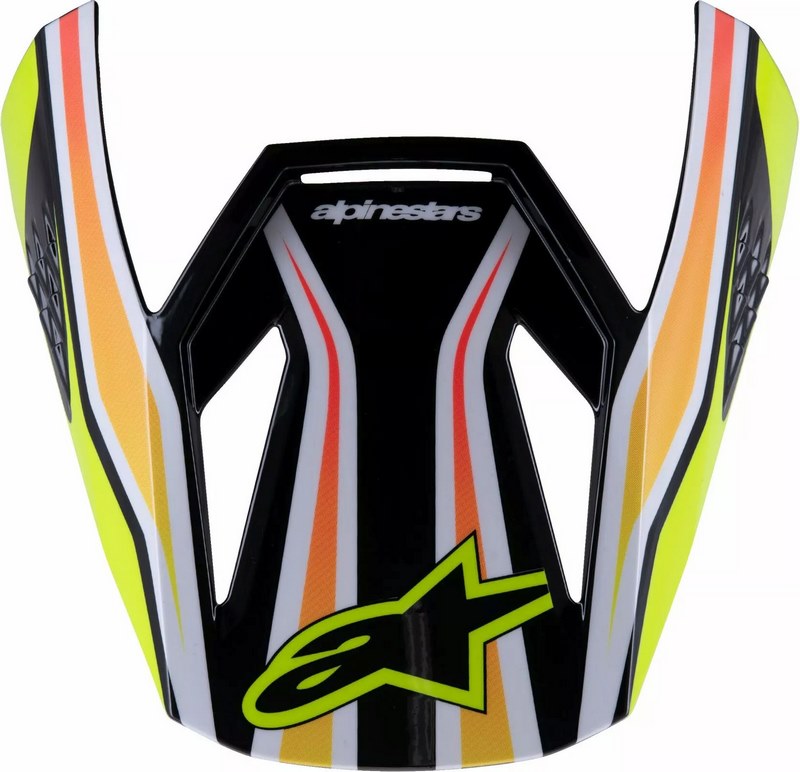 Alpinestars / アルパインスターズ ユース用 SM3 Wurx バイザー ブラック ブルー イエロー | 8980725-1574