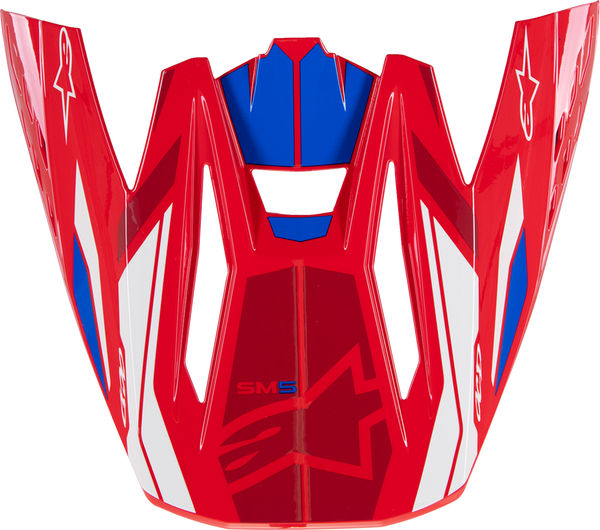 Alpinestars / アルパインスターズ Red/Blue Supertech M5 Helmet Visor | 8986023-3017-OS