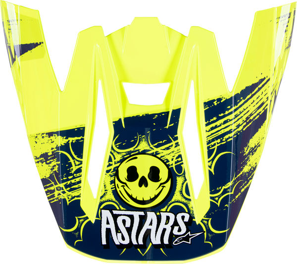 Alpinestars / アルパインスターズ ネイビー/イエロー Supertech M5 ヘルメット Visor | 8987023-7455-OS