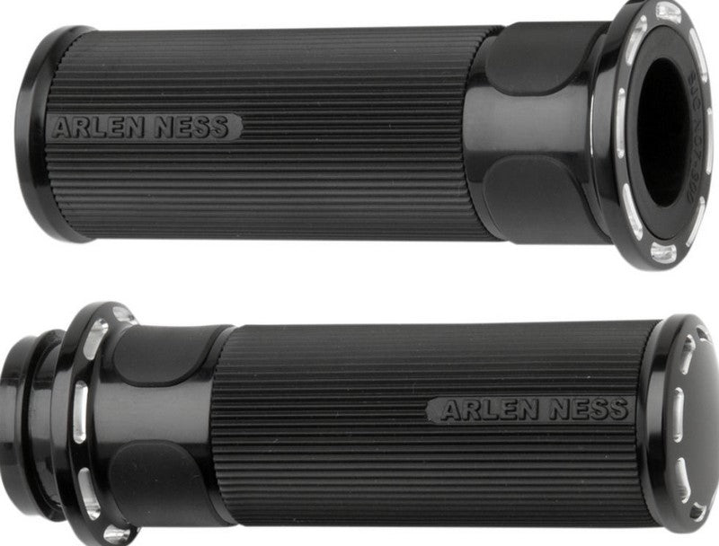 ARLEN NESS / アレンネス グリップ SLOT TRACK FUSION スロットル BY WIRE ブラック | 07-303