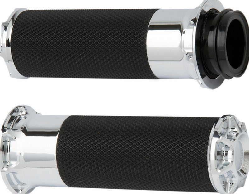 ARLEN NESS / アレンネス グリップ BEVELED FUSION スロットル BY CABLE クローム | 07-330