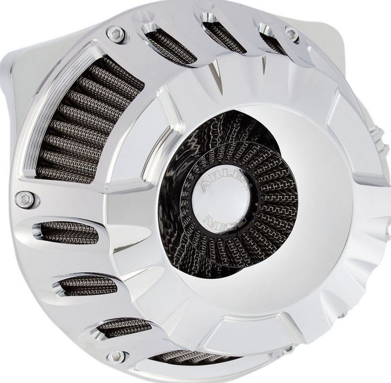 ARLEN NESS / アレンネス エアクリーナーキット INVERTED BIG SUCKER DEEP CUT クローム | 18-926