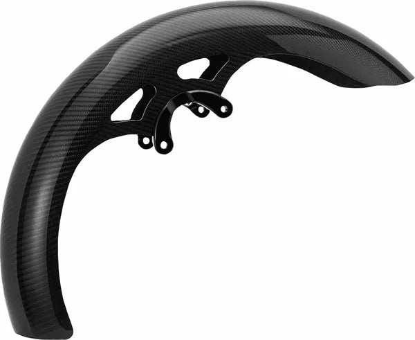Arlen Ness / アレンネス Carbon Fiber 19 Wrapper フロントフェンダー ブラック Gloss | 210-027