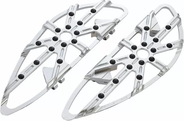 Arlen Ness / アレンネス Adjustable ドライバーフロアボード クローム | 410-006