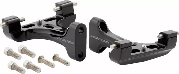 Arlen Ness / アレンネス 鍛造 パッセンジャー フロアボードマウント ブラック | 410-032