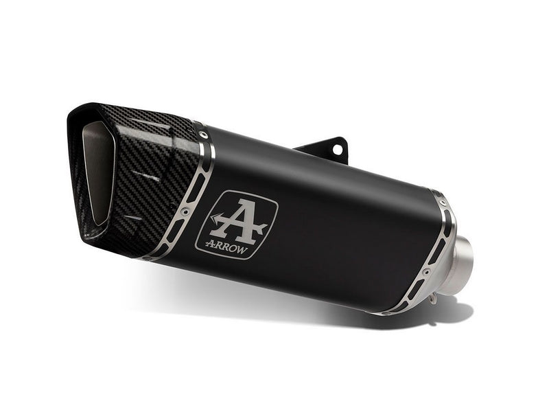 Arrow Pista Black Titanium Exhaust Slip-On Racing | 71007PTN