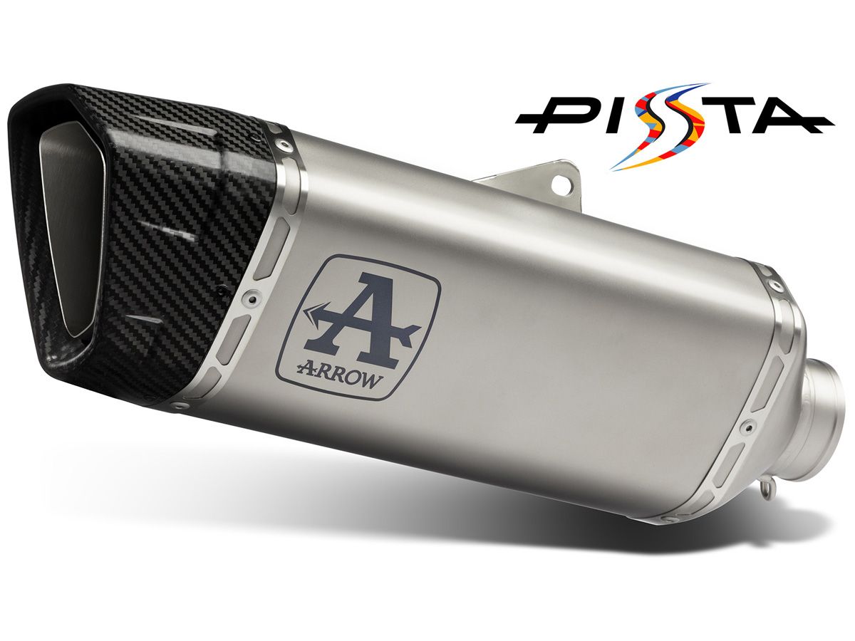 Arrow Pista Titanium Exhaust Slip-On Approved | 71508PT
