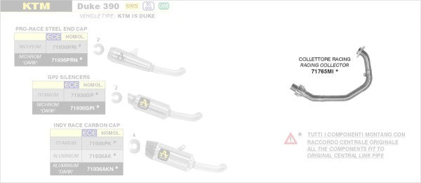 アローストリートレースコレクターは、オリジナルのものと交換可能です | 71765MI