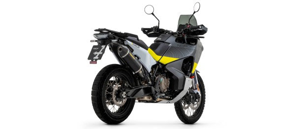 ARROW / アロー KTM 790 Adventure 2019- Race Tech Dark アルミエキゾースト (Eマーク) ウェルデッドリンクパイプ + カーボンエンドキャップ | 71904AKN