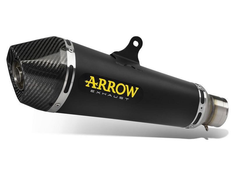 Arrow Exhaust X-Kone Slip-On Black Steel Alloy Approved | 71952XKN