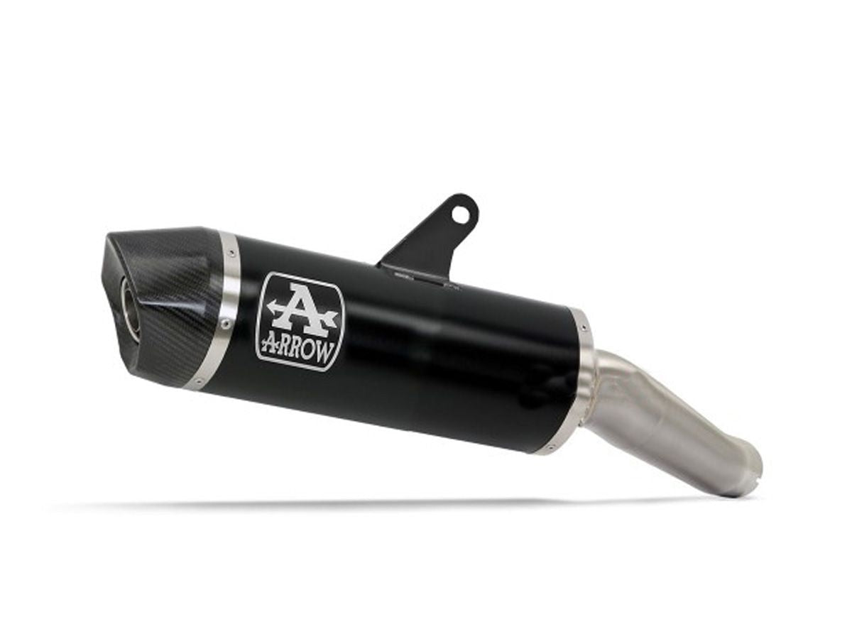 Arrow Exhaust Indy Race Slip-On Dark Aluminum Approved | 71953AKN