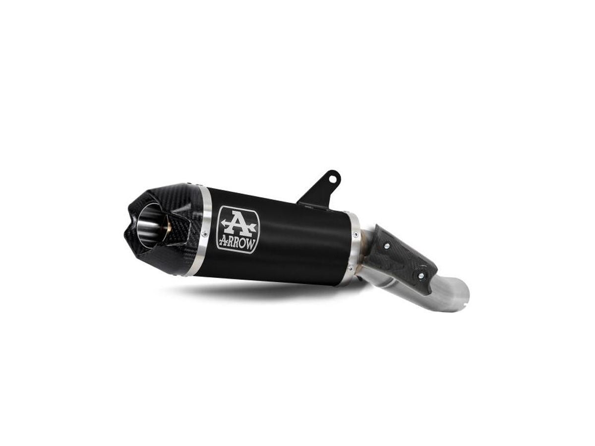 Arrow Exhaust Indy Race Slip-On Dark Aluminum Approved | 71954AKN