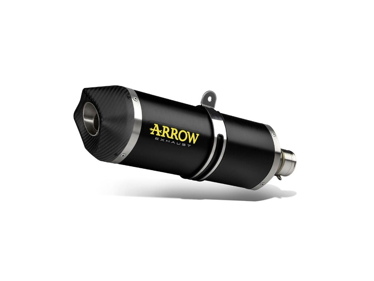 Arrow Race Tech Omologated Slip-On Dark Aluminium Carbon Fibre End Cap | 71955AKN