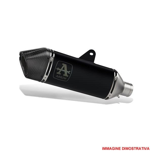 Arrow Veloce Racing Slip-On Dark Aluminium With Carbon Fibre Cover | 72004VAN