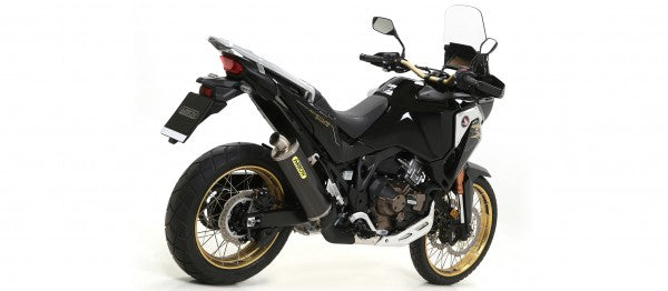 ARROW / アロー / アロー エキゾーストマフラー サイレンサーARROW / アロー Maxi Race-Tech ダークアルミ ステンレスエンドキャップ Eマーク | 72625AON