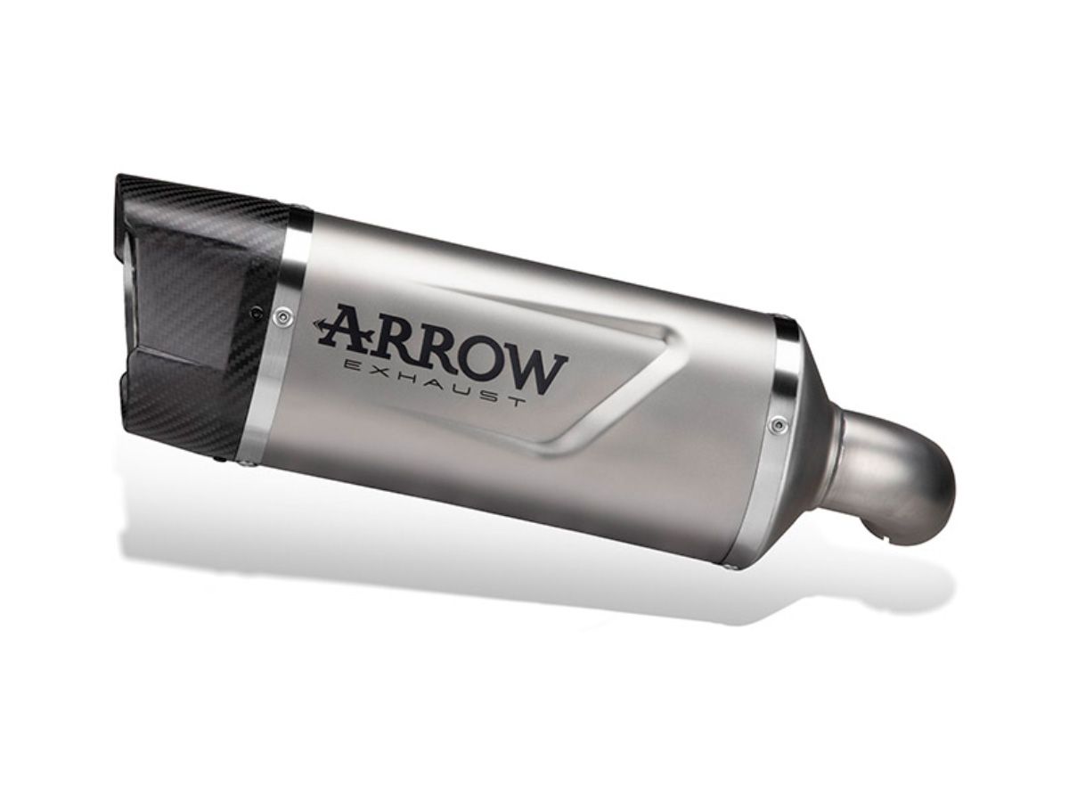 Arrow Indy-Race Evo Homologated Slip-On Aluminium Carbon Fibre End Cap | 72644AK