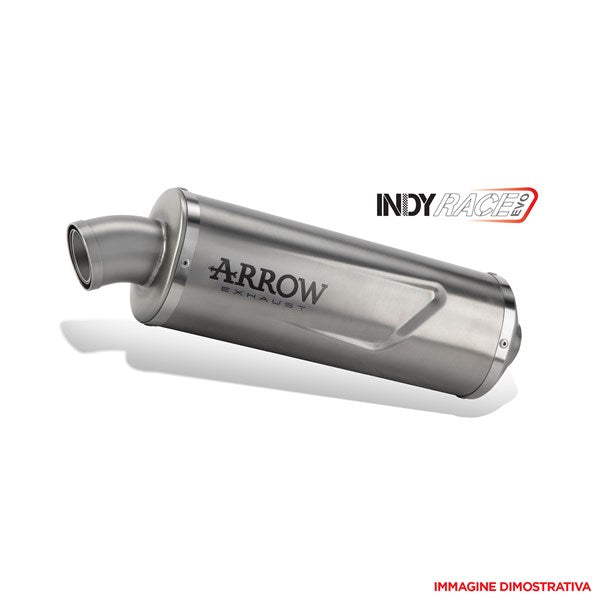 Arrow Indy-Race Evo Homologated Slip-On Titanium Steel End Cap | 72647PO