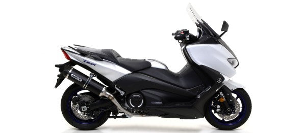 Arrow Street Indy Race Titanium Dark Silencers、Endcap Carbon、ECEホモログ、DBキラーを含むフルシステム | 73521PKNW