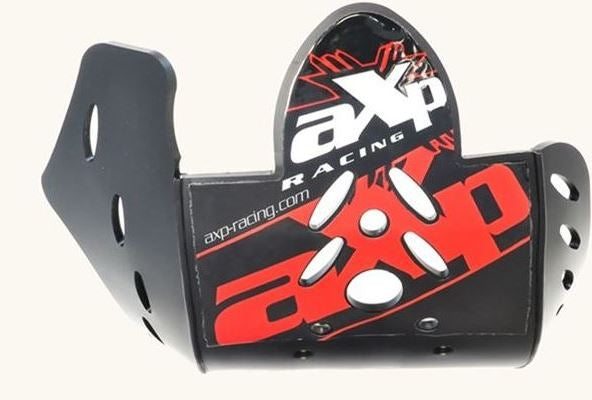 AXP-Racing / エーエックスピーレーシング スキッドプレート PHD 6mm - ブラック/レッドスティッカー | AX1284