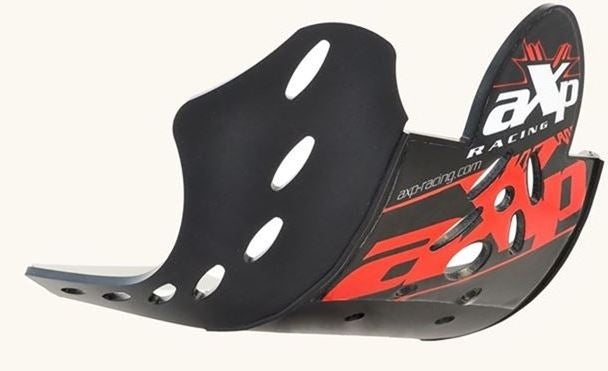 AXP-Racing / エーエックスピーレーシング スキッドプレート PHD 6mm - ブラック/ブルースティッカー | AX1296