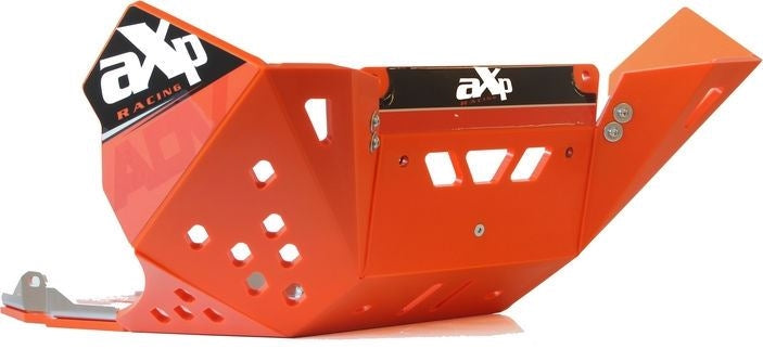 AXP-Racing / エーエックスピーレーシング Adventure スキッドプレート HDPE 8mm - オレンジ | AX1560