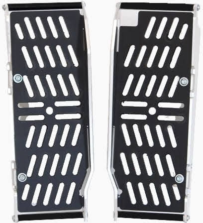 AXP-Racing / エーエックスピーレーシング Xtrem Radiator Guards - ブラックスペーサー | AX1573