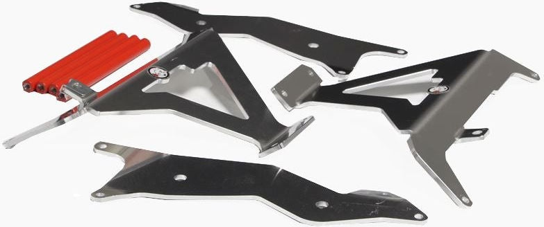 AXP-Racing / エーエックスピーレーシング ラジエーターブレース - Red | AX1598