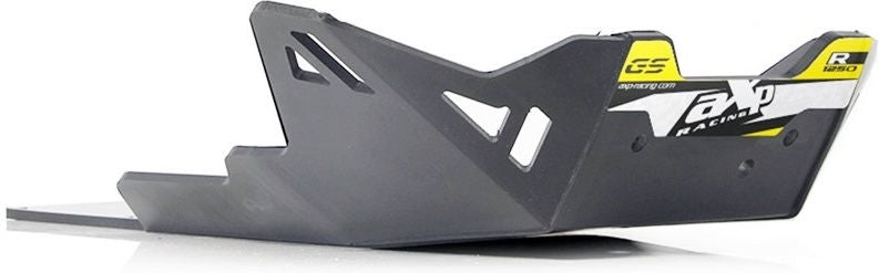 AXP-Racing / エーエックスピーレーシング Adventure スキッドプレート HDPE 8mm - Black-Yellow | AX1620