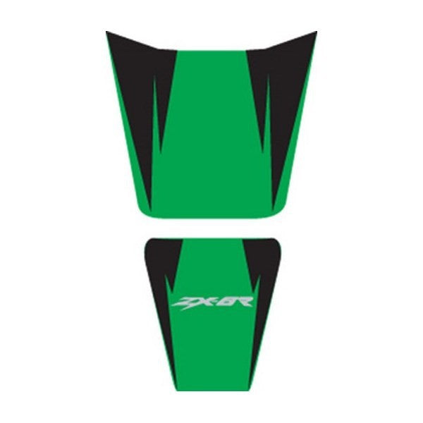 Bagster / バグスター シートカバー ZX6R 2001/KAWASAKI グリーン/ブラック/グレー レター | 2141
