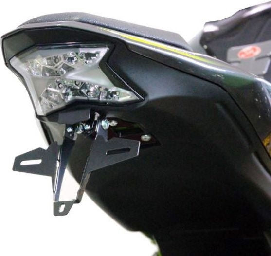 BODIS / ボディス License plate holder Stainless Steel Black Powder-Coated | KZ900-003