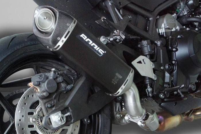 BODIS / ボディス Slip-On V4-M-CA Stainless Steel Black Catalyzer : Original EU Homologated | KZH2-001