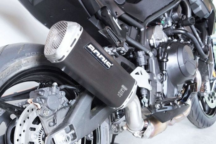 BODIS / ボディス Slip-On V4-M-GE Stainless Steel Black Catalyzer : Original EU Homologated | KZH2-002